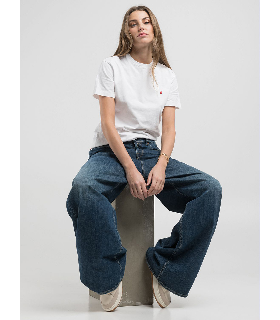 レギュラーフィットRロゴ ベーシックジャージーTシャツ 詳細画像 ナチュラルホワイト 3